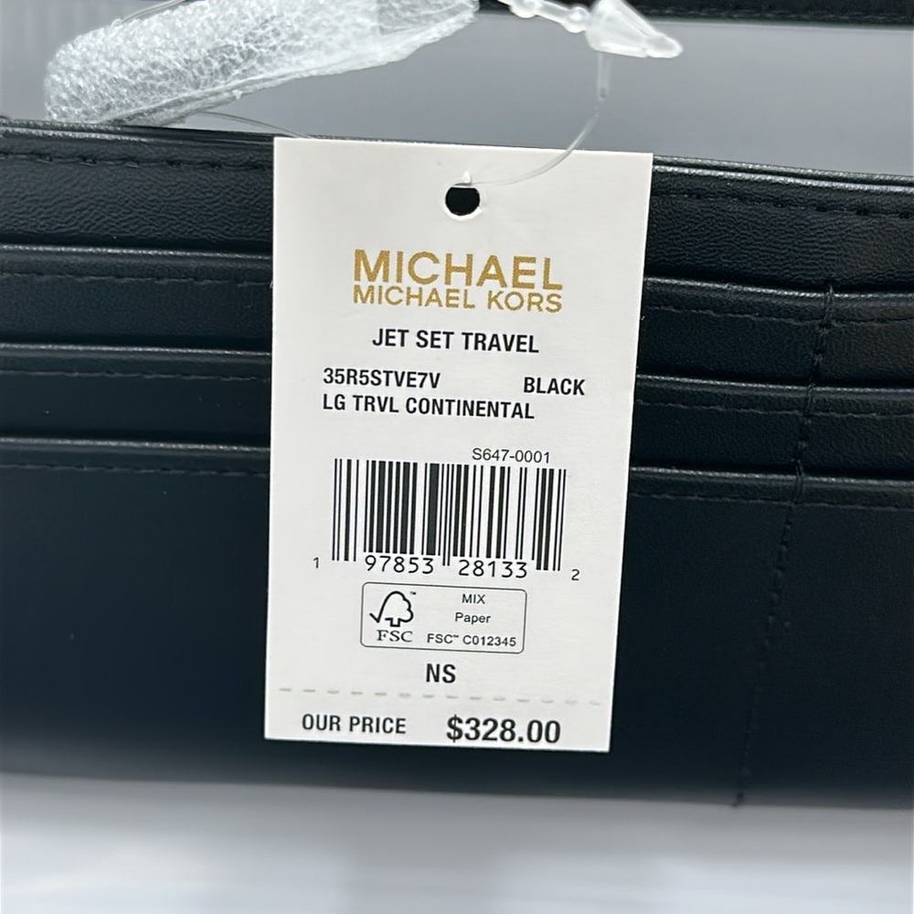 MICHAEL KORS Continental Wristlet Phone Case Wallet Black 
NWT - Picture 12 of 13